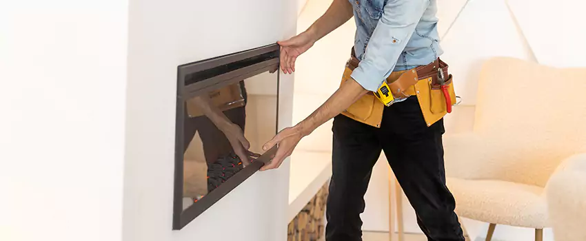 Metal Fireplace Installation in Green Bay, Wisconsin