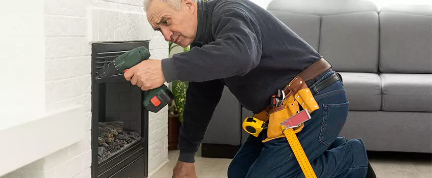 New Indoor Fireplace Installation in Green Bay, Wisconsin