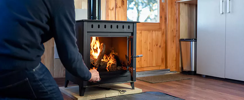 Open Hearth Wood Fireplace Installation in Green Bay, WI