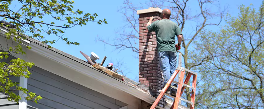 Vinyl and PVC Chimney Flashing Installation in Green Bay, WI