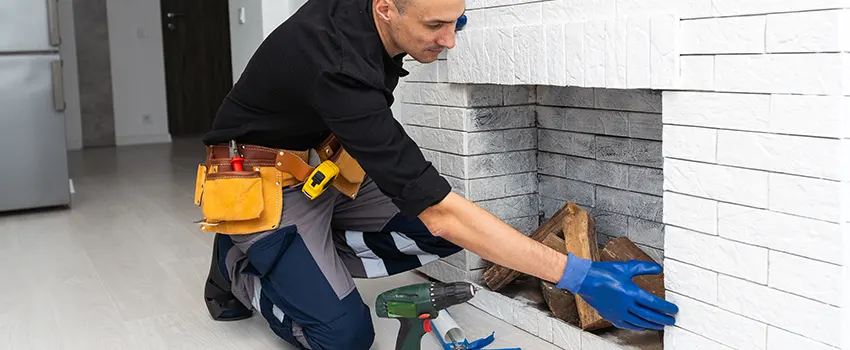 Fireplace Damaged Damper Frame Repair Services in Green Bay, Wisconsin