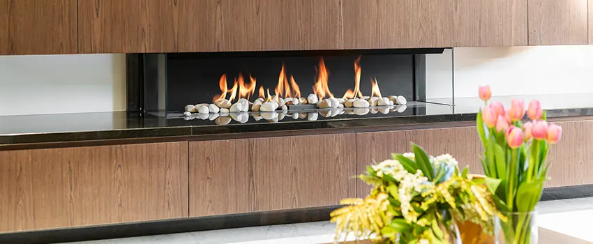 Double-height Fireplace Design Refurbishment in Green Bay, Wisconsin