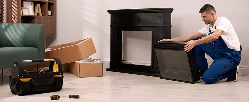 Old Rusted Metal Fireplace Repair And Replacement in Green Bay, WI